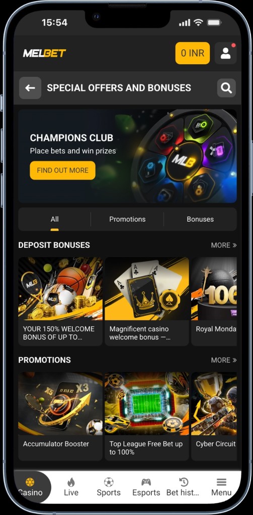 Bonuses and promotions
